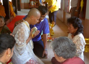 Friend's Monk Ordination Monk Ordination, Living in Thailand, Nang Rong, Simple life Rural Thailand