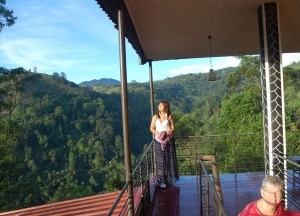 VIews from the Hotel Ella Tea Garden Inn, British Tea Plantations in Asia, Hill Stations