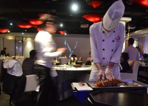 Slicing the Roast Duck Slicing the Roast Duck, Da Dong Beijing Duck Restaurant, Best Peking Duck Beijing