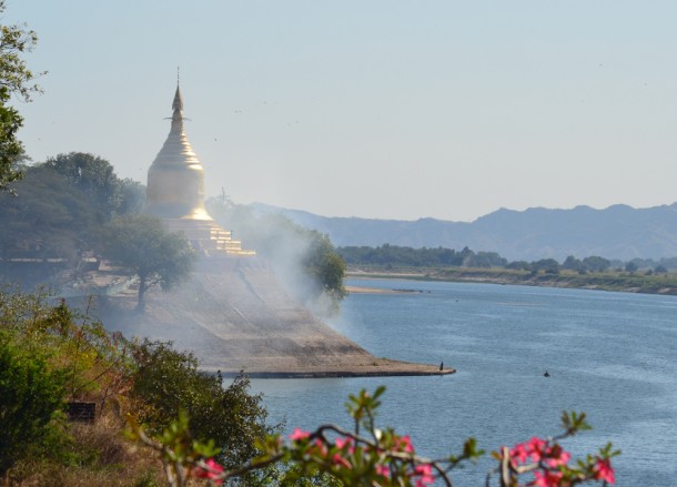 Temple View from Sunset Garden Temple View from Sunset Garden, Two Days in Bagan and Mount Popa, Myanmar