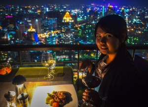 Food with Views, Vertigo Rooftop Restaurant Bangkok Moon Bar