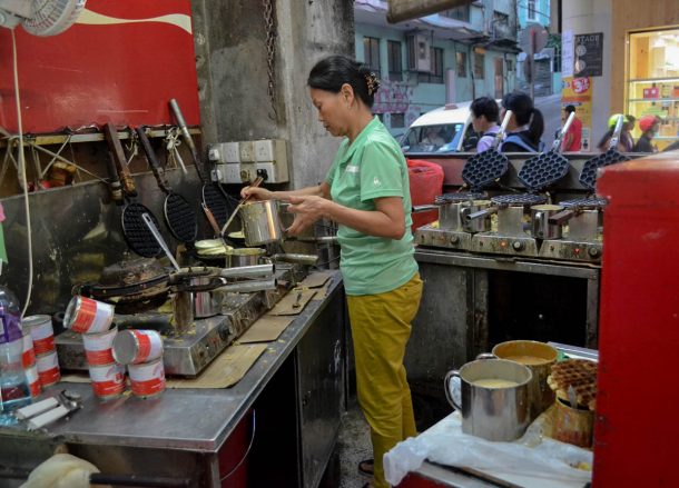 Egg Waffle Shop, Best Macanese Foods and Eating in Macau Chinese Cantonese Portuguese
